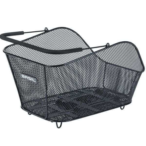 Icône du panier de basilic M Mik Fine Meshed Steel Black