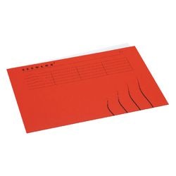 Chemises intérieures djois a6000-442 carton 225g m2 a4 rouge imprimé recto verso