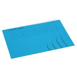 Chemises intérieures djois a6000-446 carton 225g m2 a4 bleu imprimé recto verso