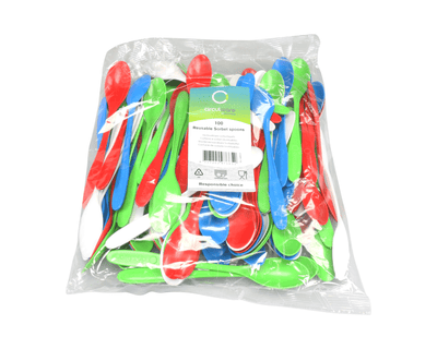Cuillère à sorbet réutilisable Circulware assortie 175mm (100 pièces)