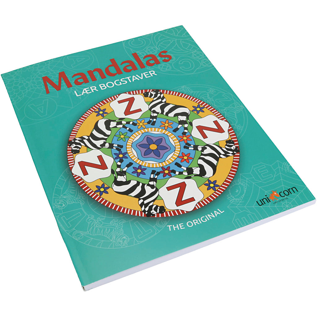 Mandalas, apprendre les lettres, 1 pièce
