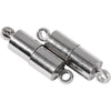 Fermoir magnétique Creativ company avec yeux, l : 15 mm, d 5 mm, plaqué argent, 10 pièces 1 boîte