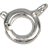 Fermoir à ressort Creativ company, d 7 mm, argent, 100 pièces 1 boîte - afbeelding 1