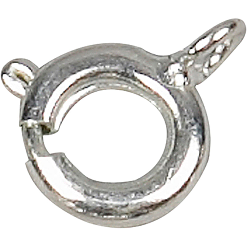 Fermoir à ressort Creativ company, d 7 mm, argent, 100 pièces 1 boîte