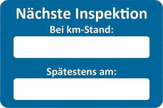 Eichner Sticker Inspection Customer Service Sticker