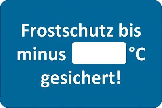 Autocollant Eichner Antigel Autocollant de service à la clientèle