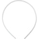 Creativ Company Bands Hairs White, 5e.