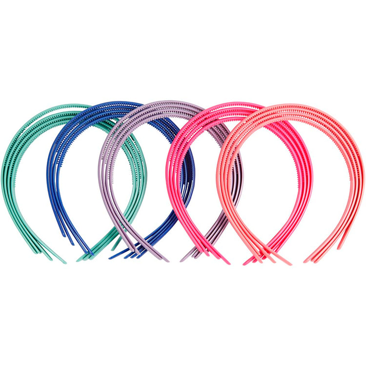 Elastiques à cheveux Creativ company, l: 8 mm, différentes couleurs, 20 pièces 1 boîte