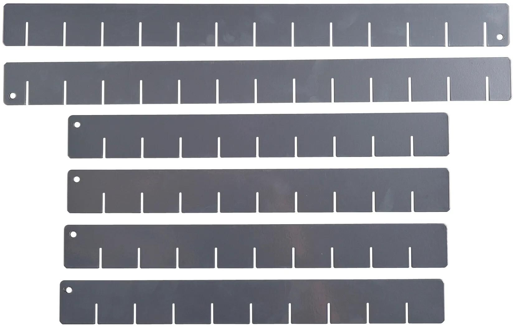 Diviseur de tiroir SW Stahl, 6 pcs. Chariot d'usine 07050L