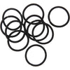 Creativ company élastique à cheveux, d 45 mm, noir, 10 pièces 1 boîte