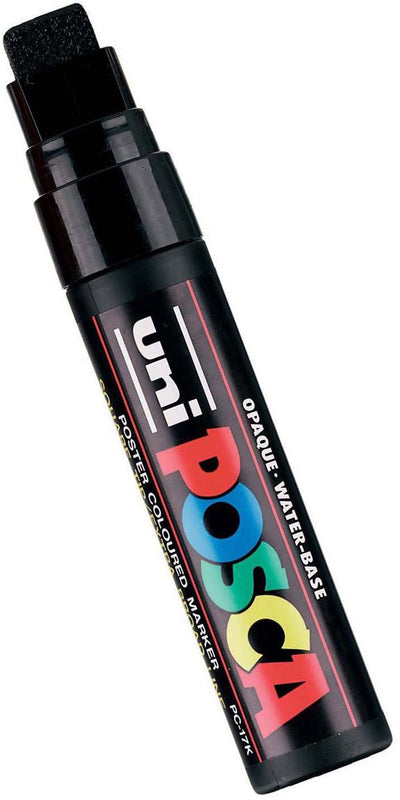 Marker Posca Uni-Posca, AFM PC-17K, épaisseur de ligne 15 mm, extra large, noir, 1 pièce
