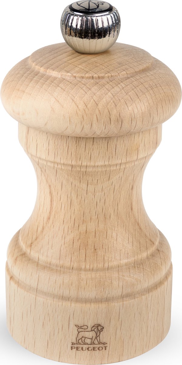 Moulin à poivre bistro Peugeot 10 cm - naturel - bois de hêtre