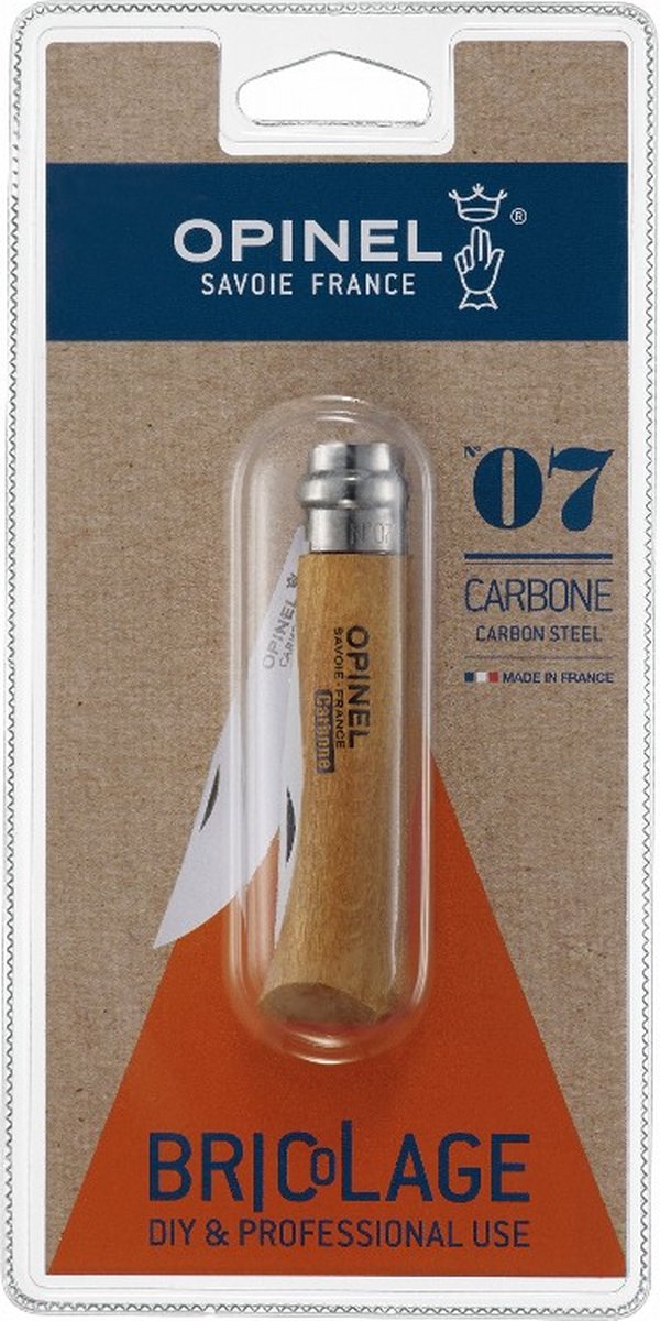 Couteau de poche Opinel n°7 - acier carbone - bois