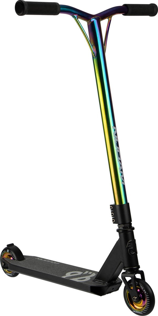 Trottinette freestyle Nijdam advanced - folie chromée - aluminium