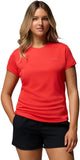 Chemise outdoor femme Columbia Zero Rules™ Light ss Crew - rouge coquelicot