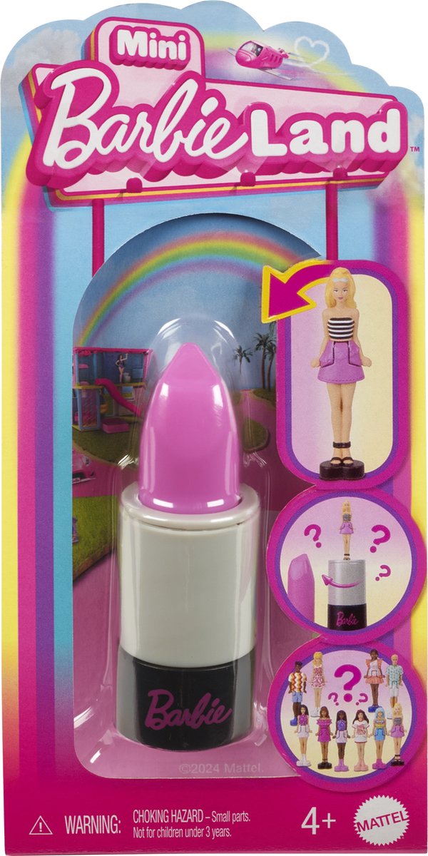 Barbie mini land - article surprise - 3,8 cm - mini poupée