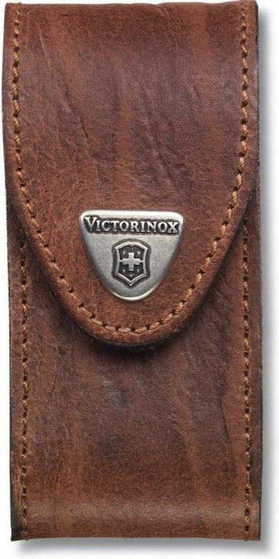 Pochette ceinture Victorinox marron - cuir - pour Swisschamp et cybertool, entre autres
