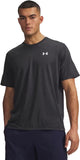 Chemise de sport pour hommes Under Armour UA Tech Vent SS-BLK - Ultimate Black - Blanc