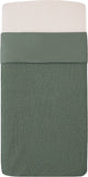Witlof couverture de berceau pour enfants tuck-inn vagues vert forêt 60 x 120 cm