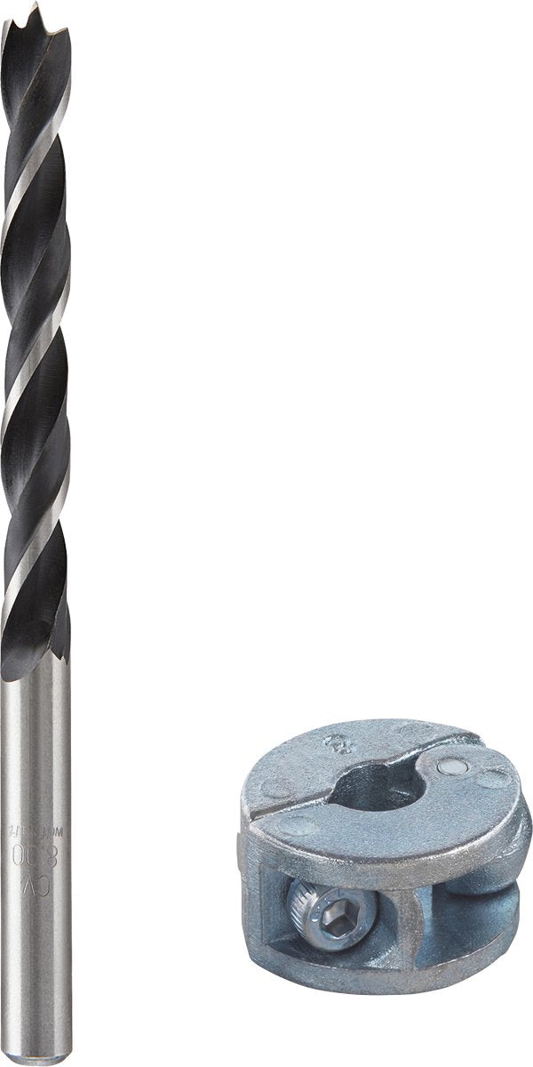 Wolfcraft - foret à bois pour chevilles de 8 mm - foret hélicoïdal pour chevilles - 2732000