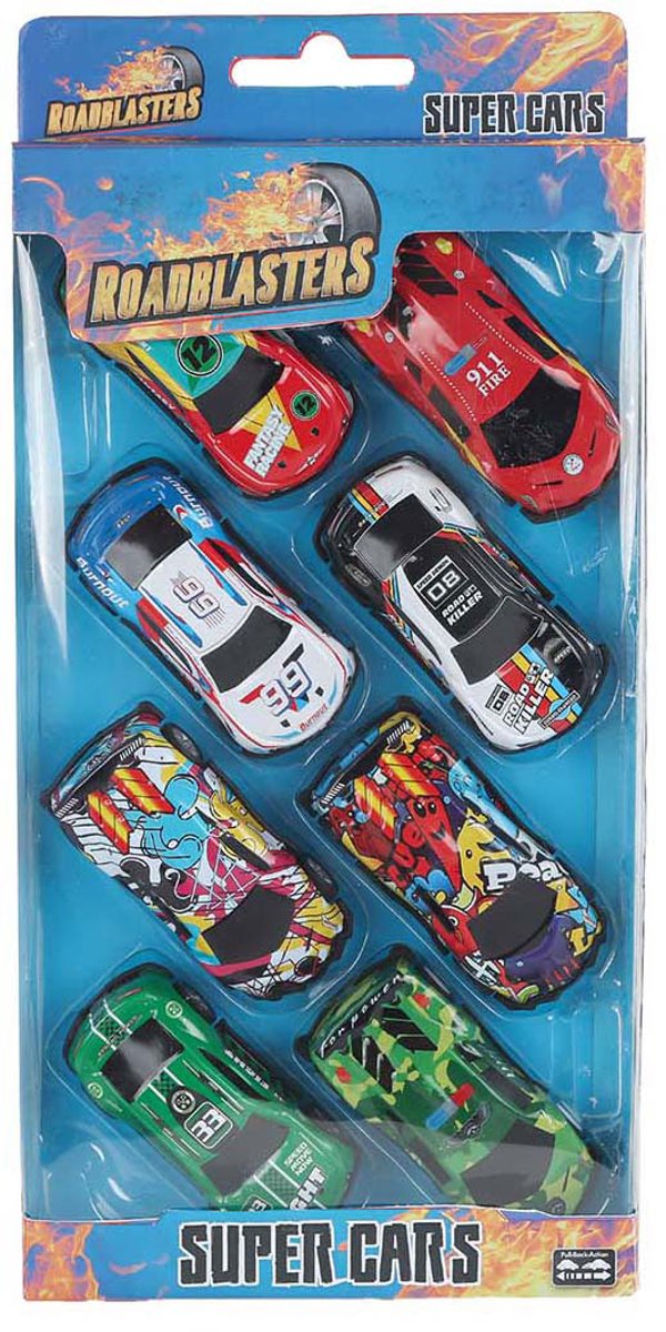 Les voitures de roadblasters qui coulent tirent en arrière 7,5 cm, 8e.