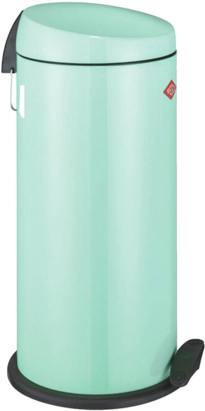 Wesco capboy maxi poubelle | poubelle à pédale | 22 litres | métal - menthe | poubelle - fabriquée en Allemagne