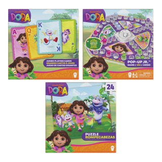 Dora Games Puzzle Package Papup Game, jeu de cartes, puzzle
