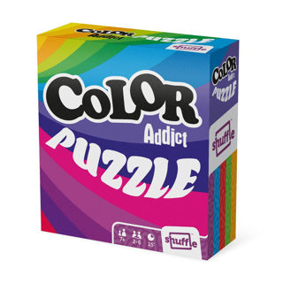 Puzzle de toxicomanie de couleur - jeu de cartes