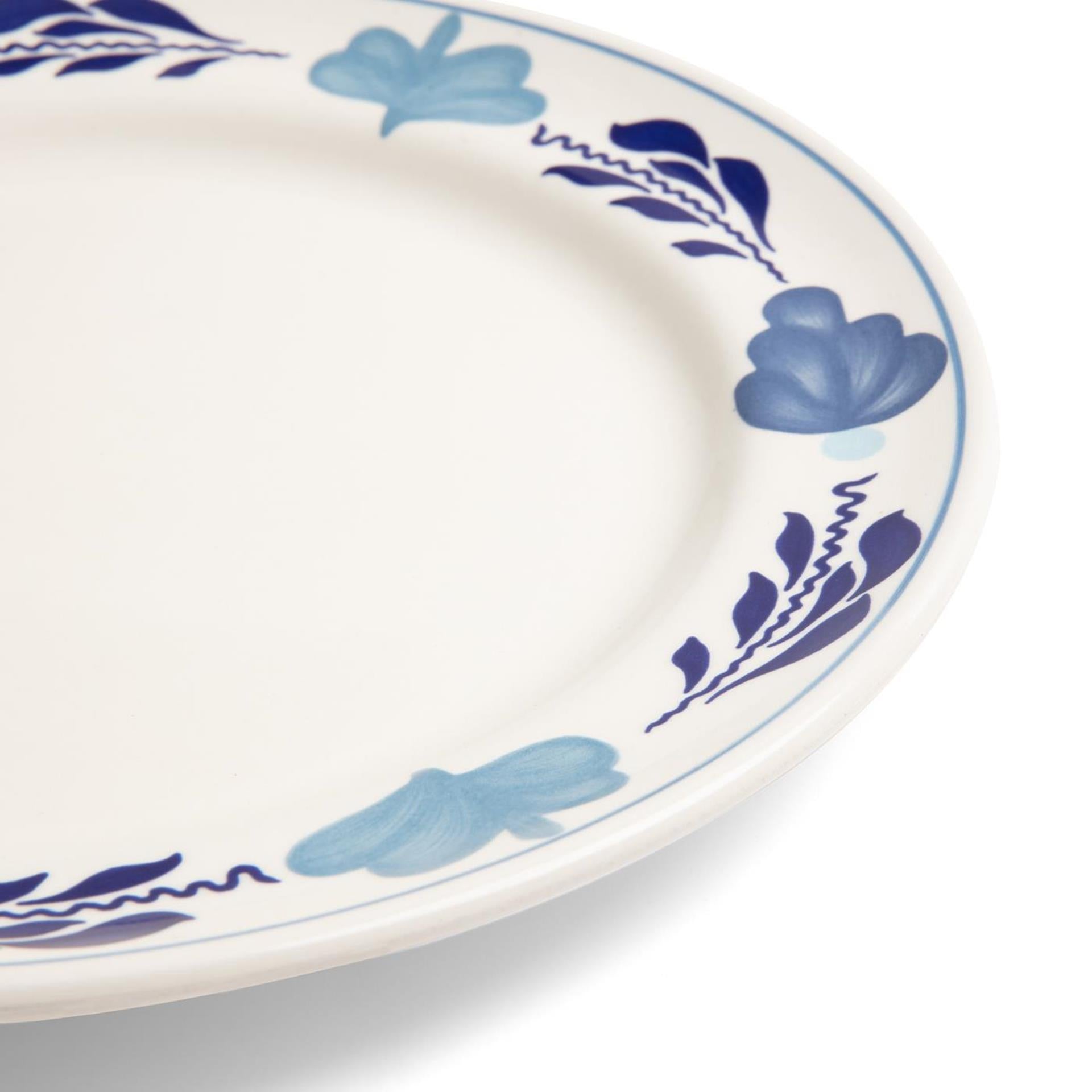 Boerenbont ferme assiette bleue ø21cm décor 6 pcs