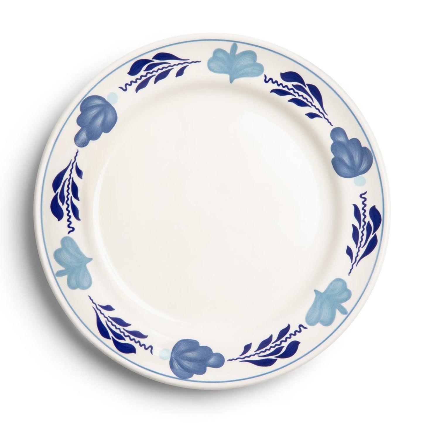 Boerenbont ferme assiette bleue ø21cm décor 6 pcs