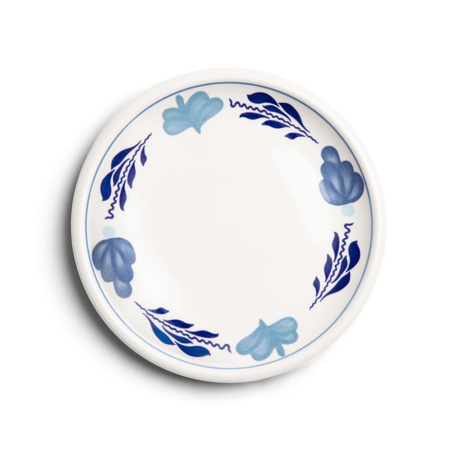 Boerenbont ferme assiette à gâteau bleue ø16cm décor 6 pcs