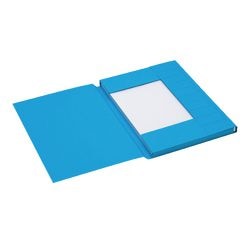 Dossier djois 3 rabats 255g m2 a4 bleu