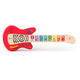 Ensemble à la guitare électrique rouge