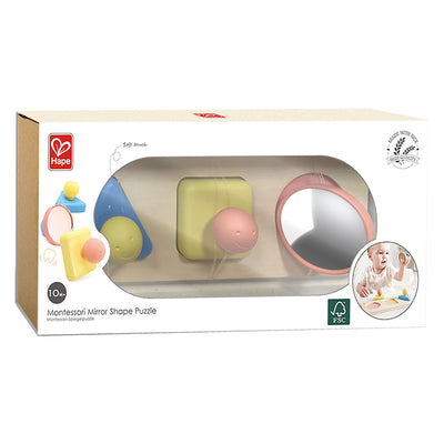 Hape Montessori Spiegel Forme Puzzle Wood