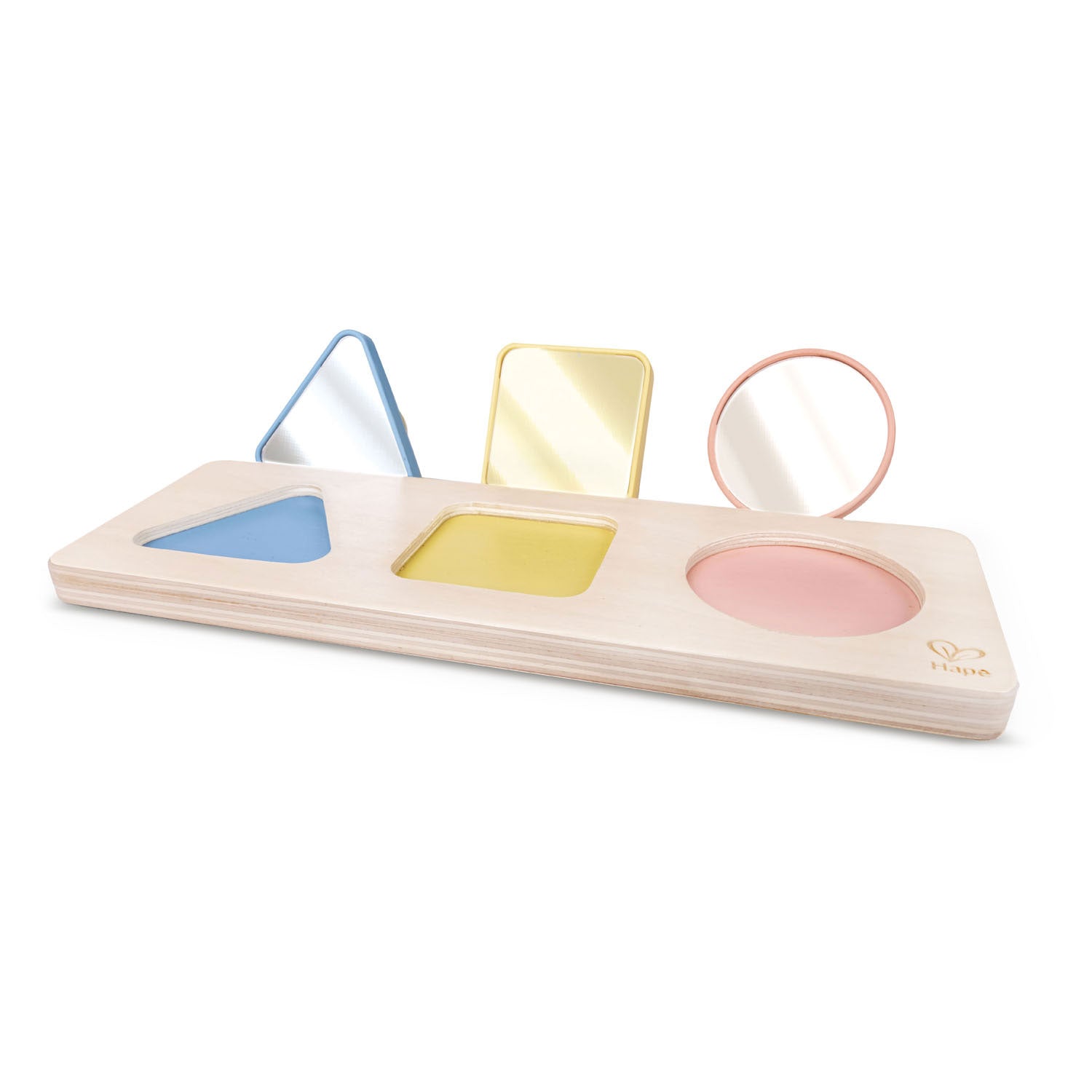 Hape Montessori Spiegel Forme Puzzle Wood