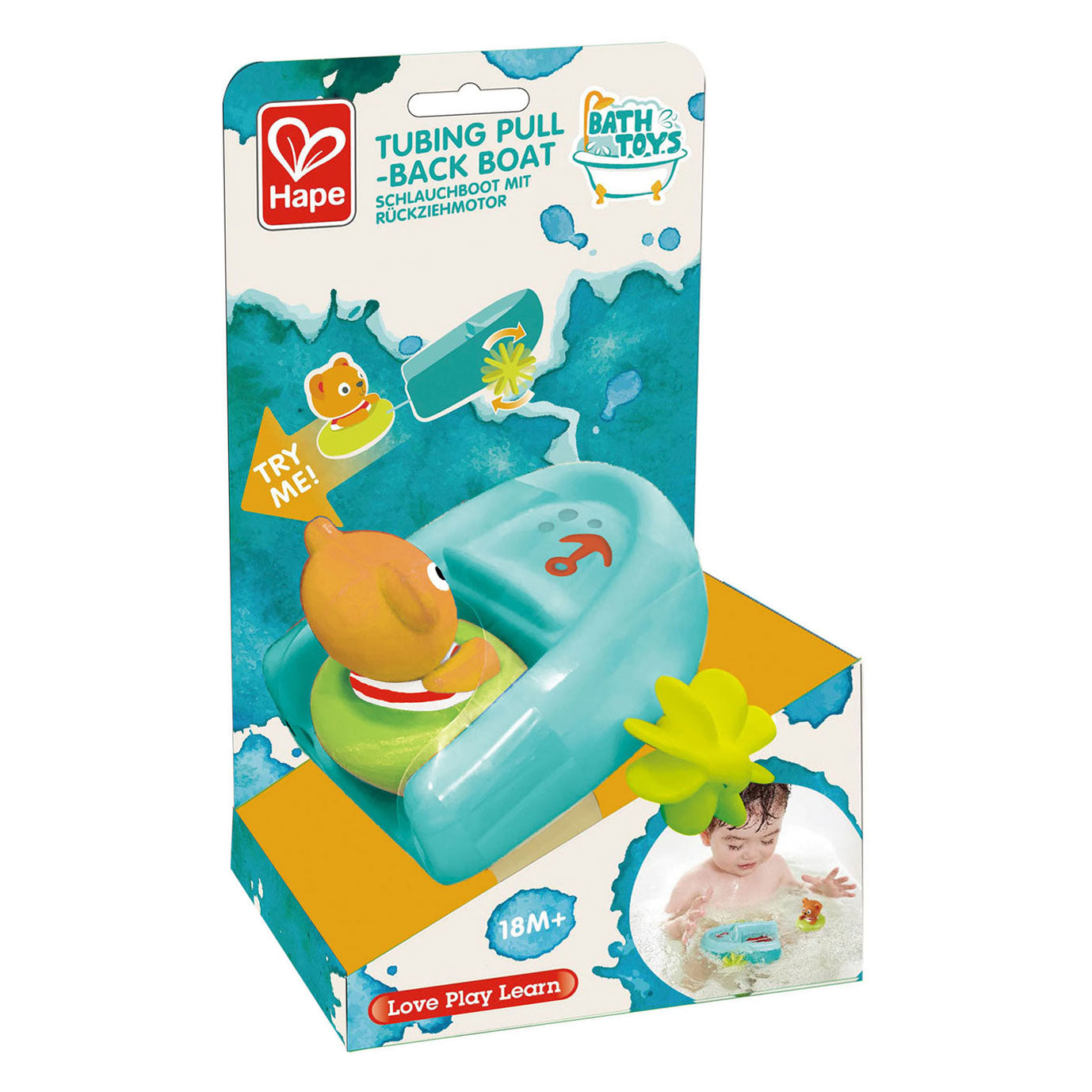 HAPE BATH TOY TOY BOot Boot avec de la bière