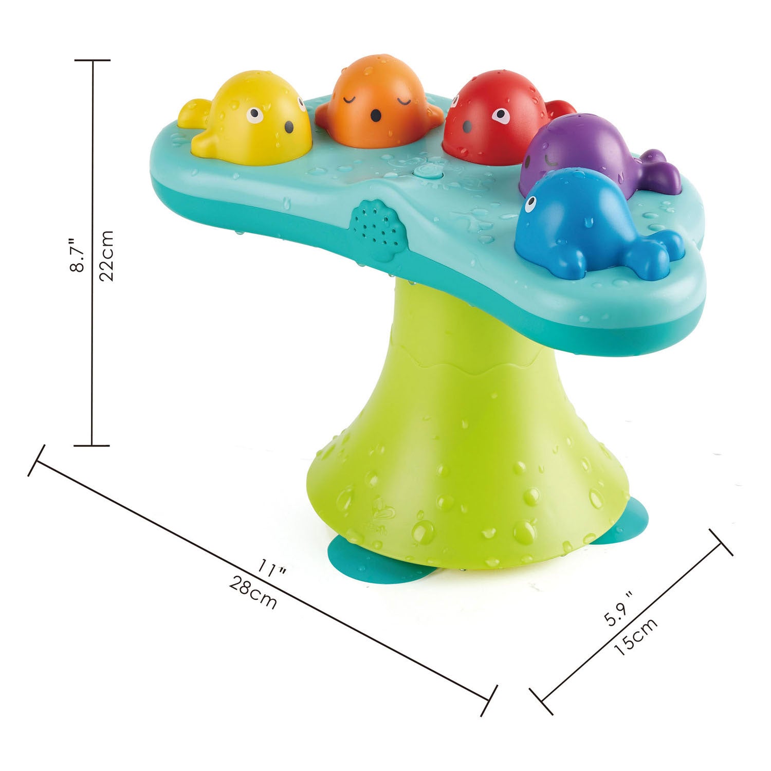Hape jouet de bain fontaine musicale baleine