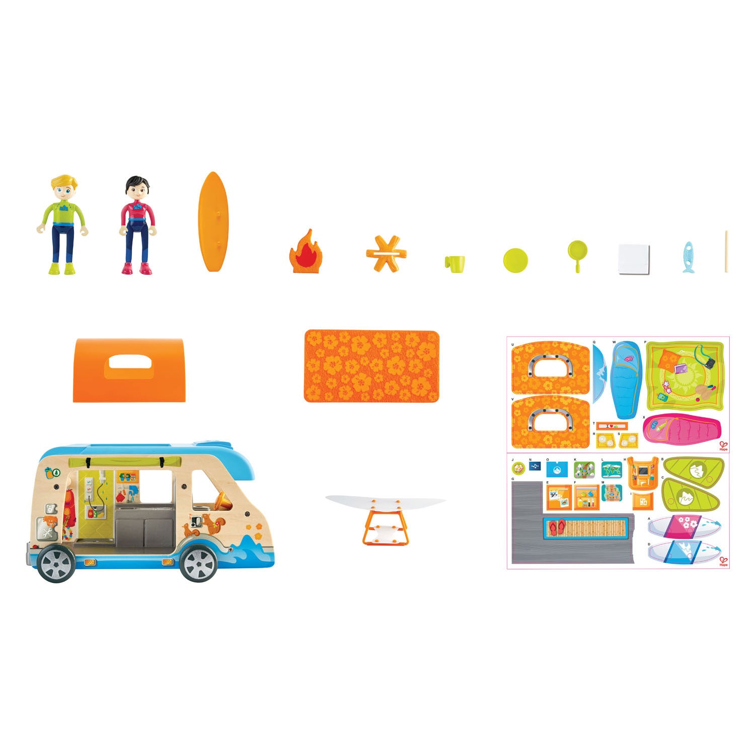 HAPE WOODEN ADVENURE BUSHERSHER
