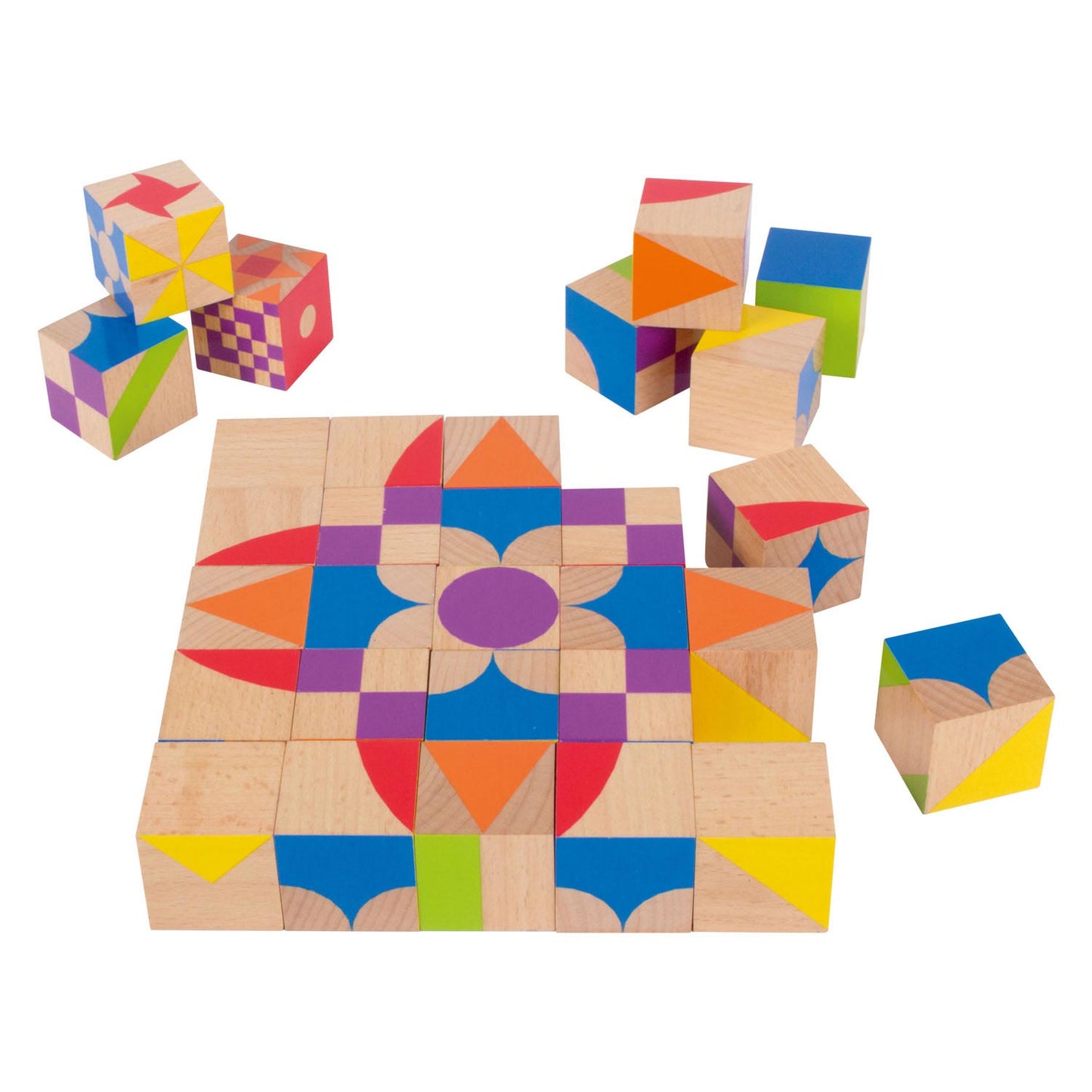 Blocs mozi en bois Beleduc Blocs et motifs de la nature