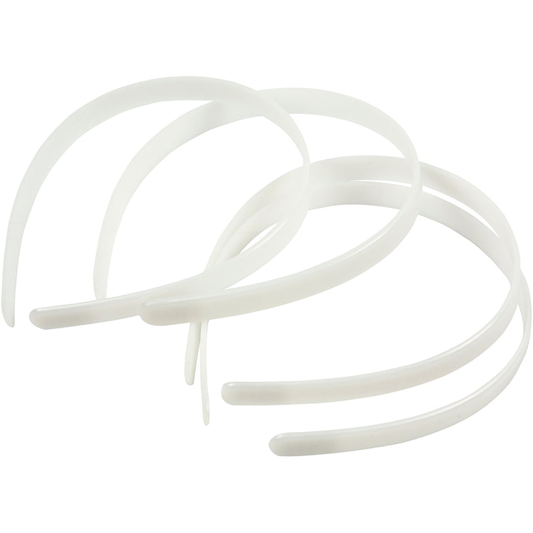 Elastiques à cheveux Creativ company, l: 13 mm, blanc, 5 pièces 1 boîte