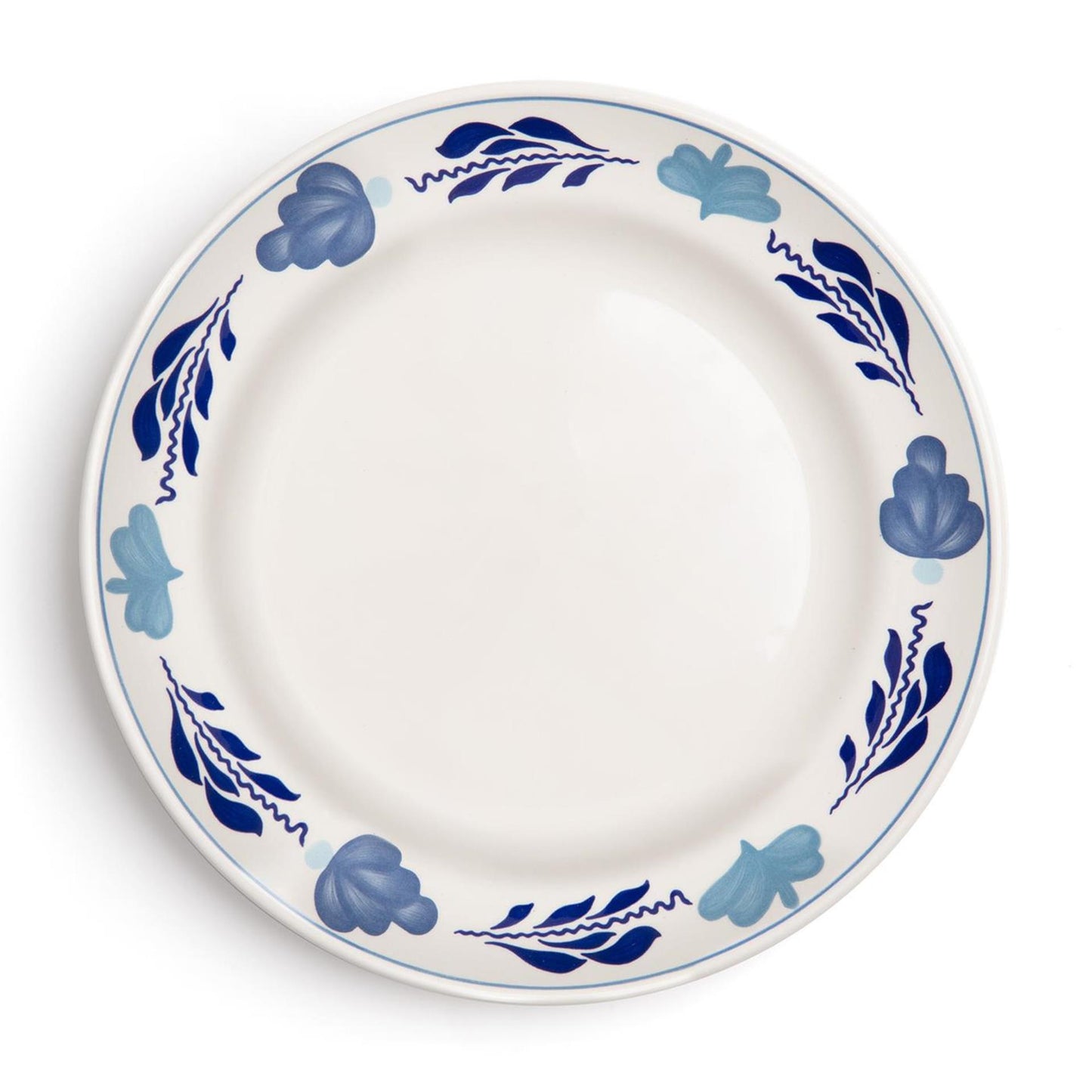 Boerenbont ferme assiette bleue ø25,5cm décor 6 pcs