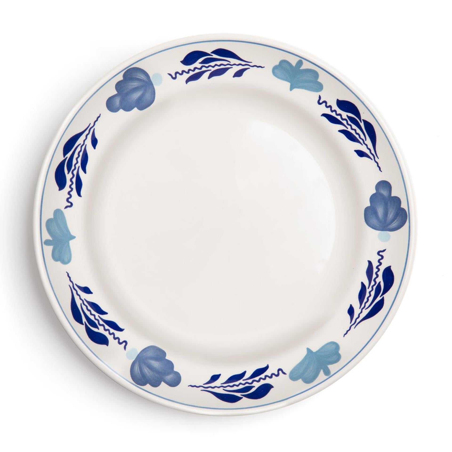 Boerenbont ferme assiette bleue ø25,5cm décor 6 pcs