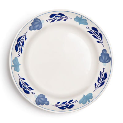 Boerenbont ferme assiette bleue ø25,5cm décor 6 pcs