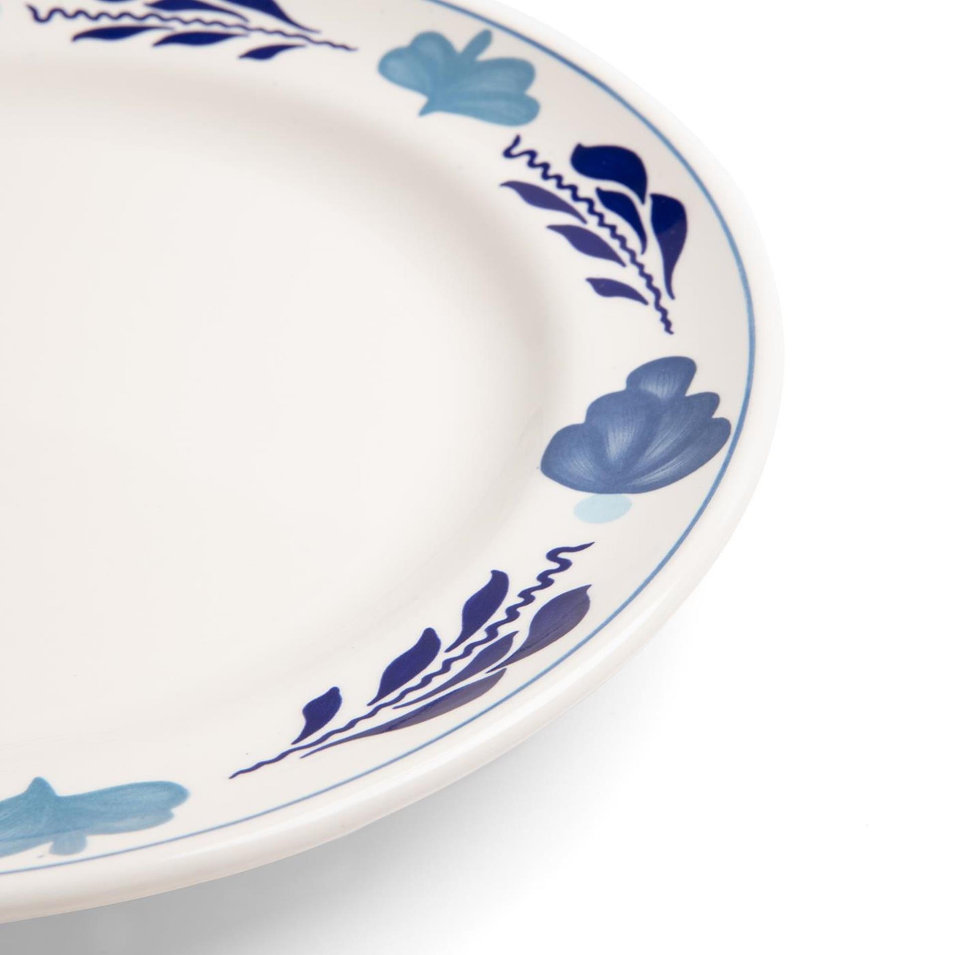 Boerenbont ferme assiette bleue ø25,5cm décor 6 pcs