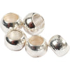 Perles de compression de la société Creativ, D 2 mm, argent, 1000 pièces 1 boîte