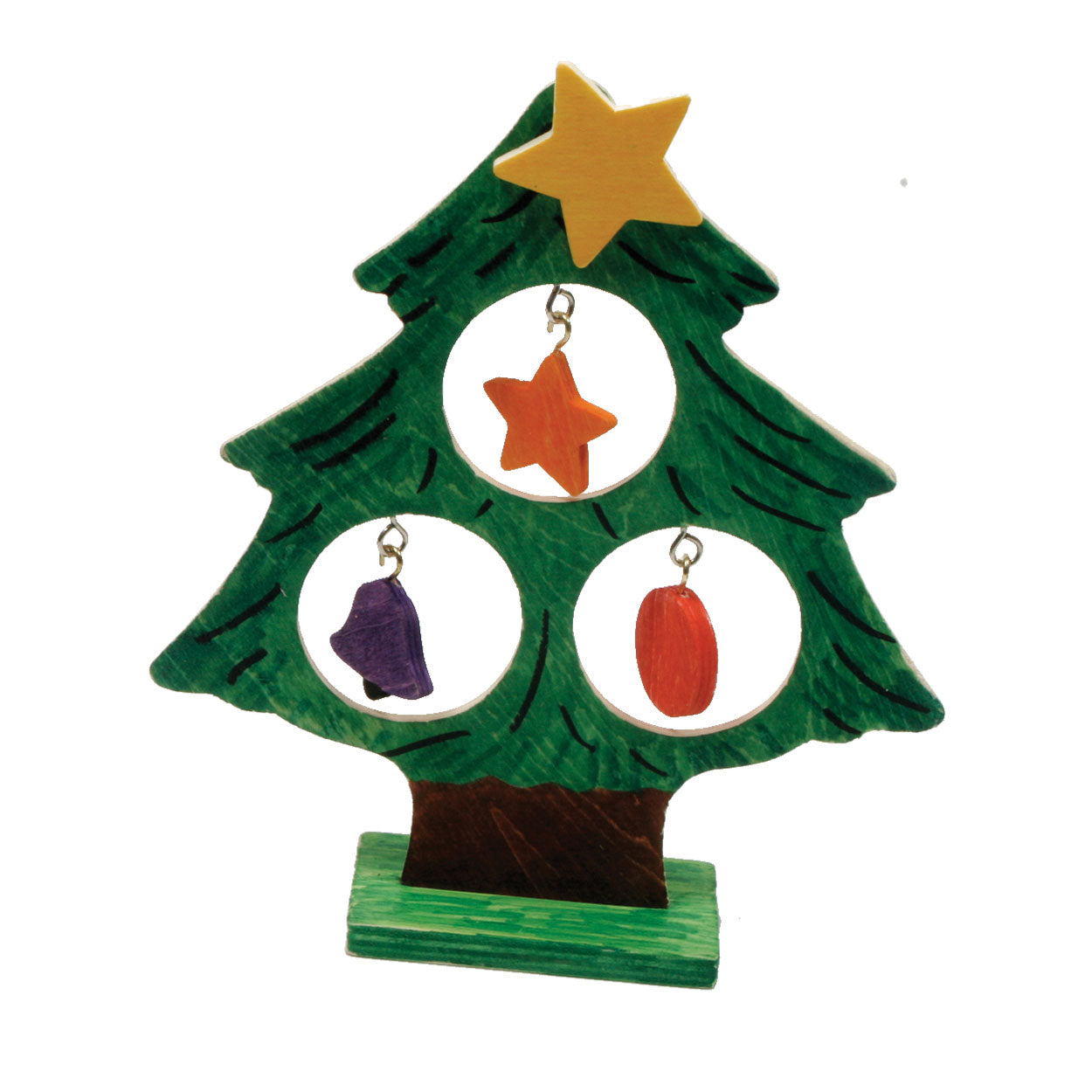 Color votre propre arbre de Noël avec des balles de Noël
