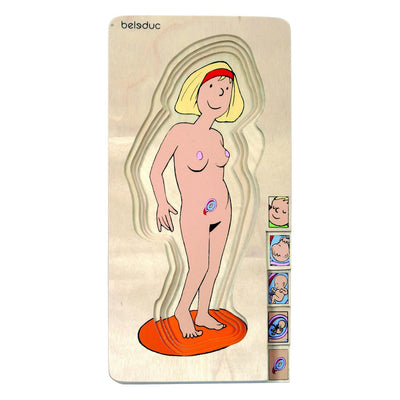 Grossesse de puzzle de couche en bois Beleduc