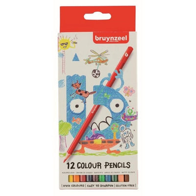 Crayons de couleur Bruynzeel Kids, 12e.