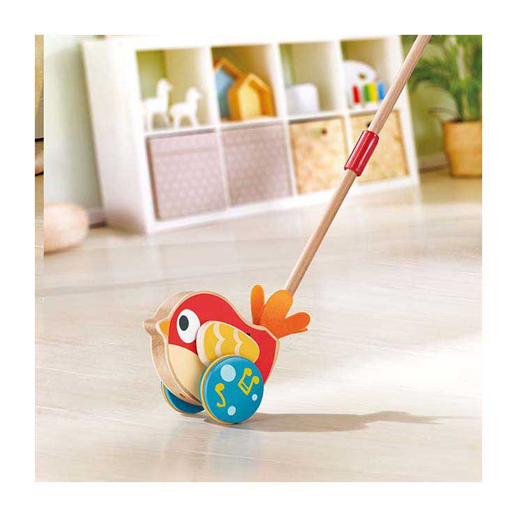 Hape Lilly Bird - Poussoir en bois avec son