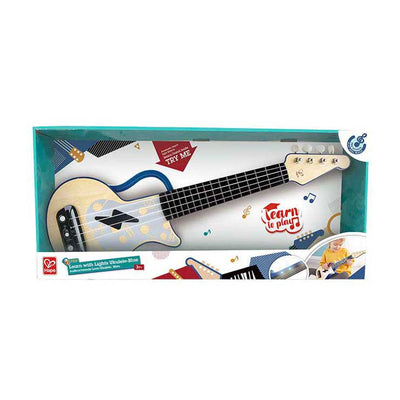 Hape ukulélé avec lumières - bleu